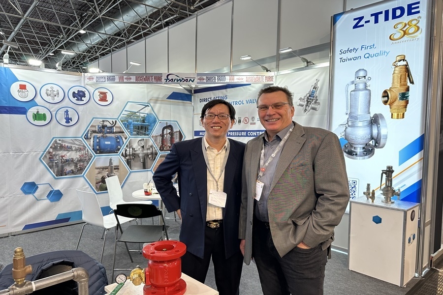 Hants pressure reducing valve from Taiwan participated in Valve Vorld Dusseldorf 2024